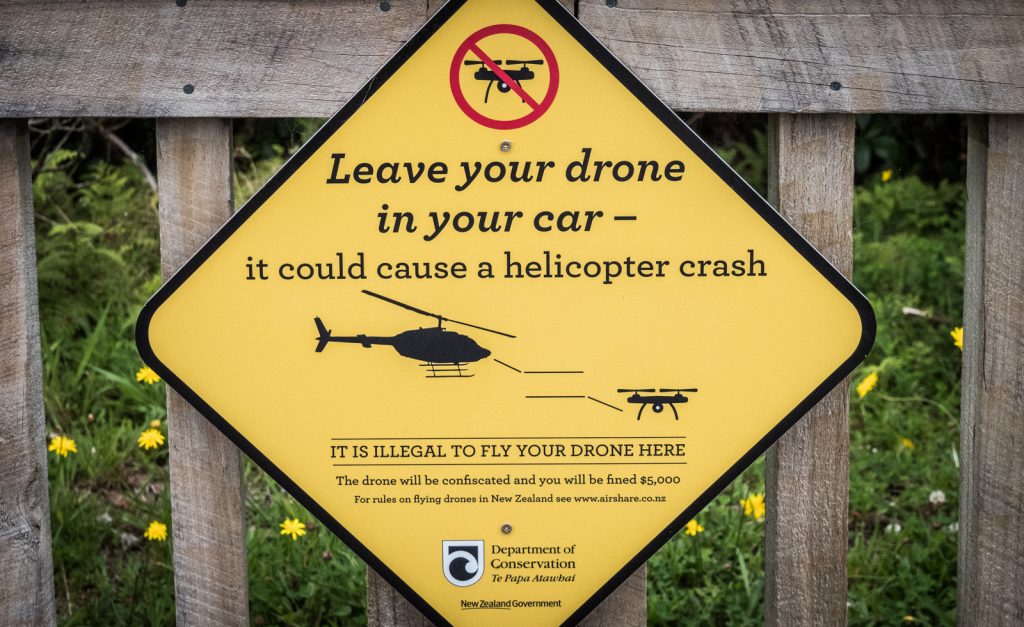 Drohnenverbot in Neuseeland